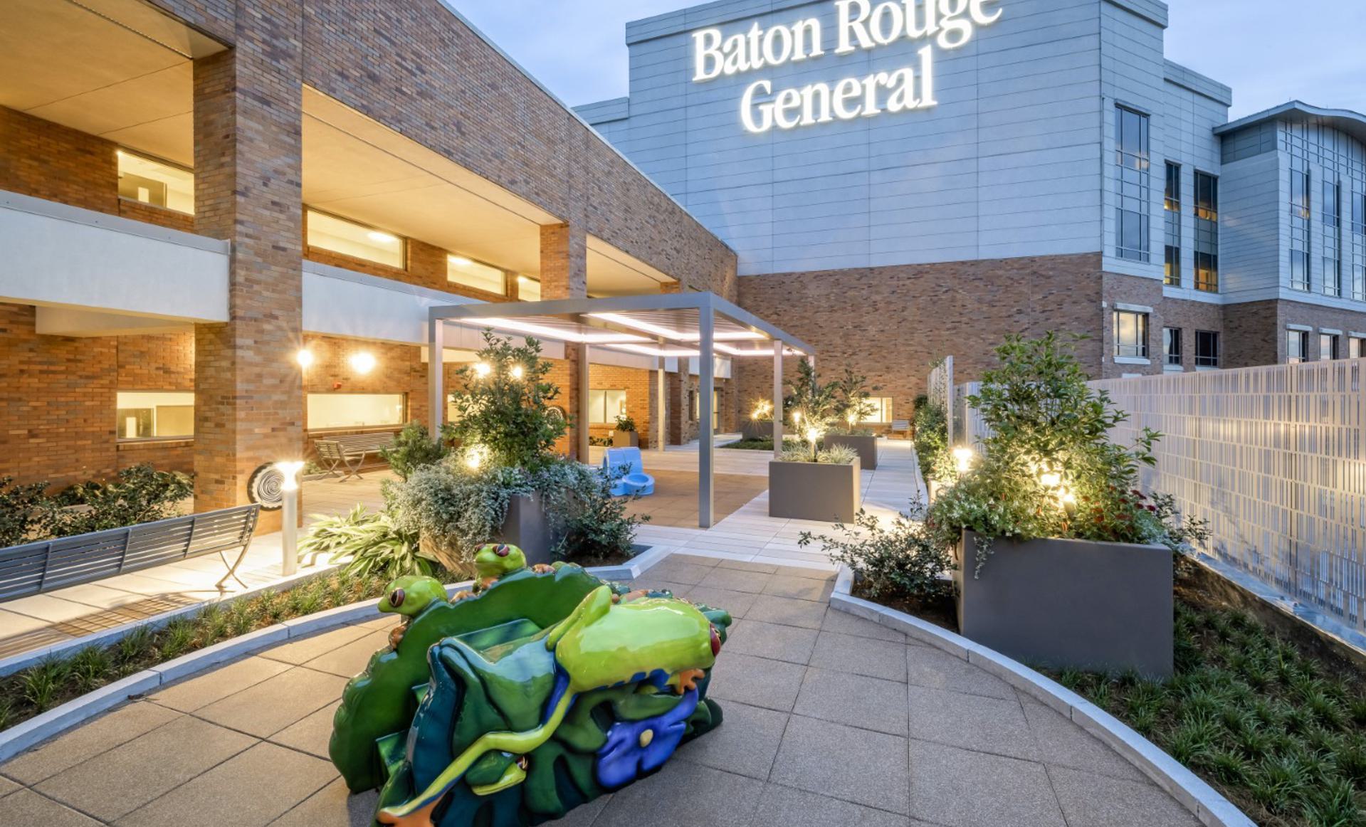 Baton Rouge General, Burn Center Roof Garden | WHLC Architecture